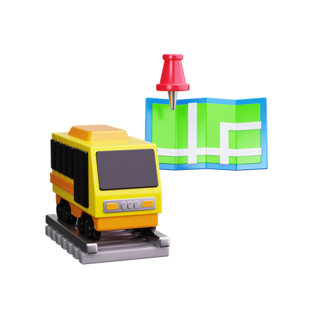 Train  3D Icon