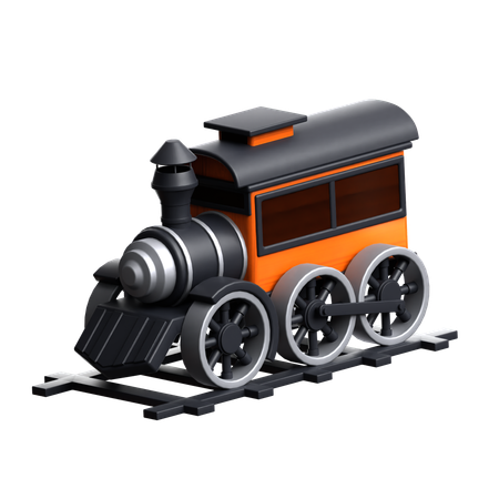 Train  3D Icon