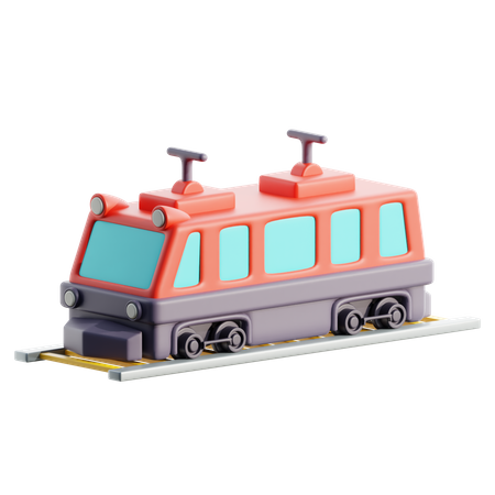 Train  3D Icon