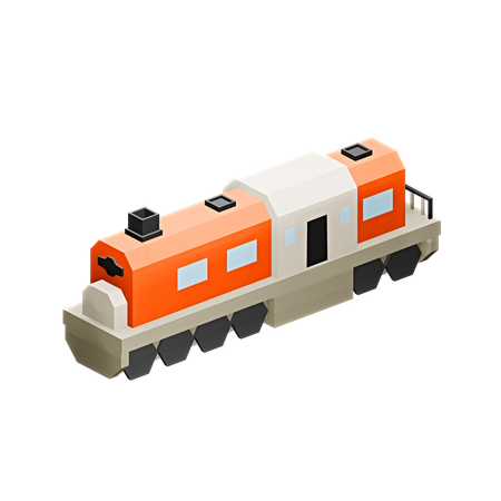 Train  3D Icon