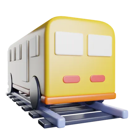 Train  3D Icon