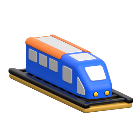 Train  3D Icon