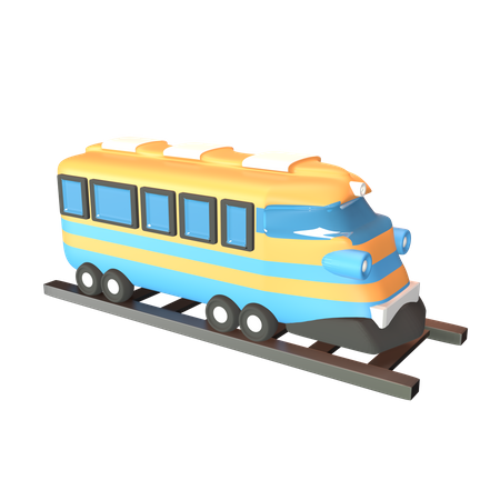 Train  3D Icon