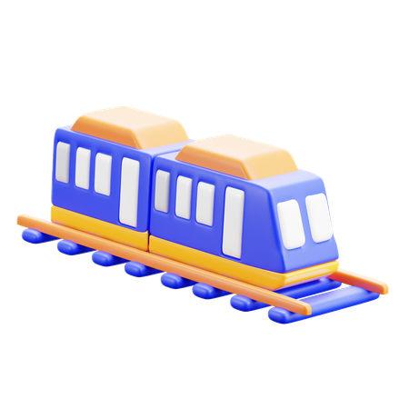 Train  3D Icon