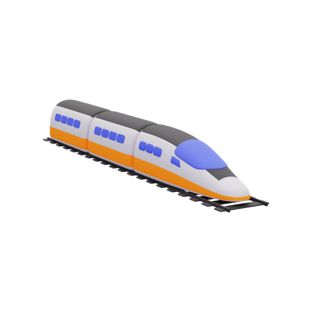 Train  3D Icon