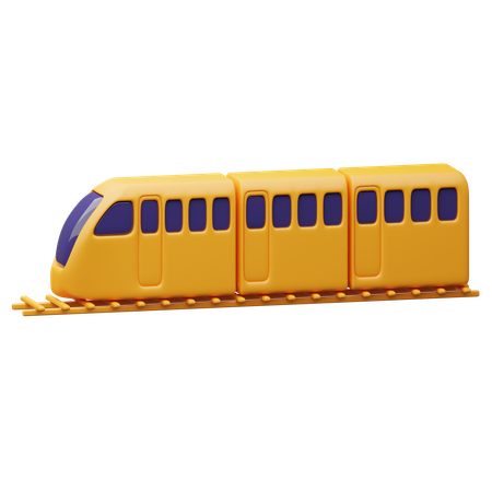 Train  3D Icon