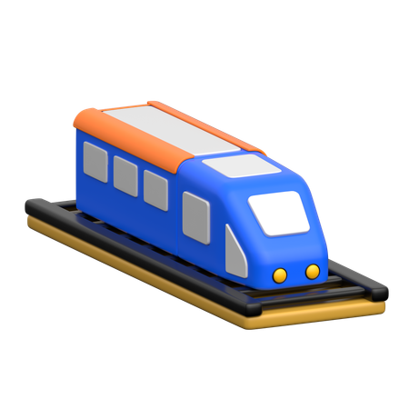 Train  3D Icon