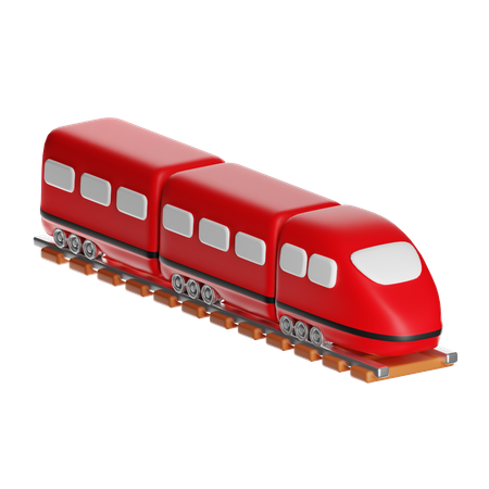 Train  3D Icon
