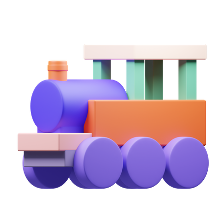 Train  3D Icon