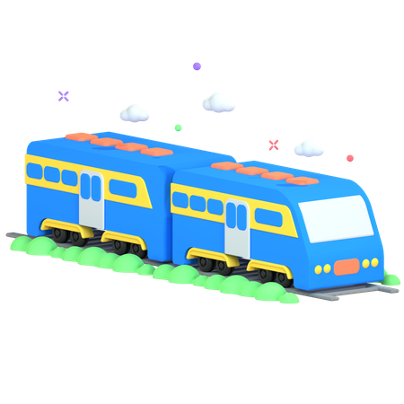 Train  3D Icon