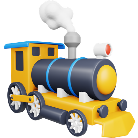 Train  3D Icon