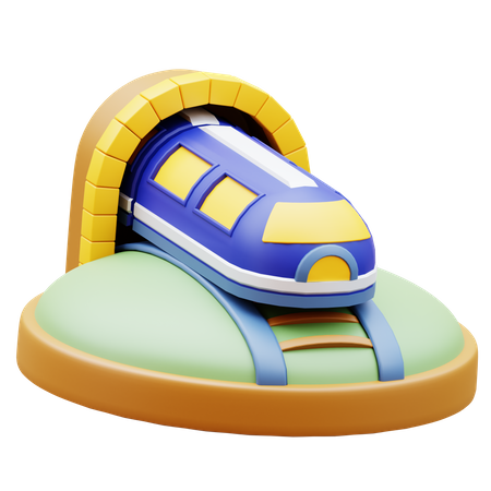 Train  3D Icon