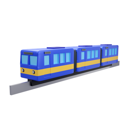 Train  3D Icon