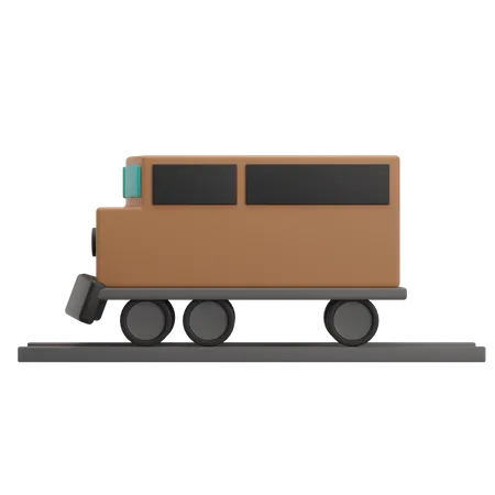 Train  3D Illustration