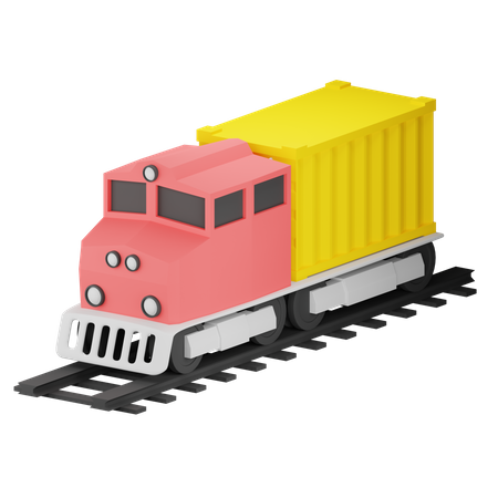 Train de marchandises  3D Icon