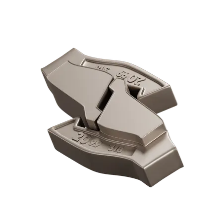 Train Coupler Joint  3D Icon