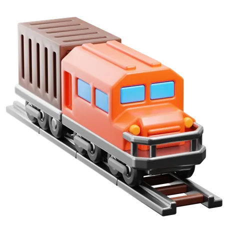 Train de marchandises  3D Icon