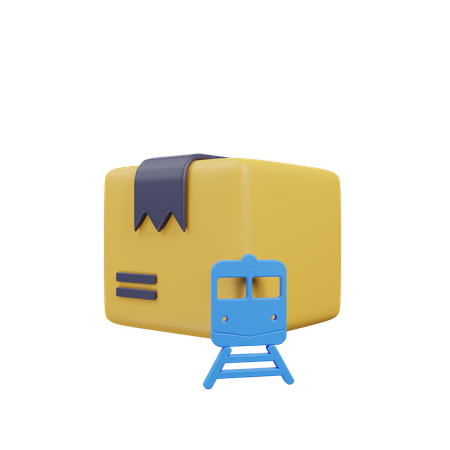 Train Delivery  3D Icon