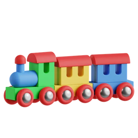 Jouet de train  3D Icon