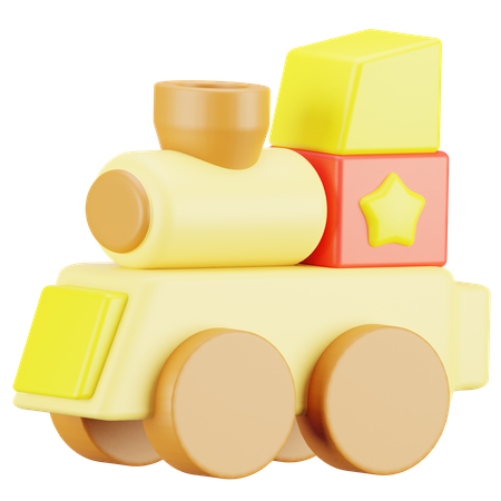 Jouet de train  3D Icon