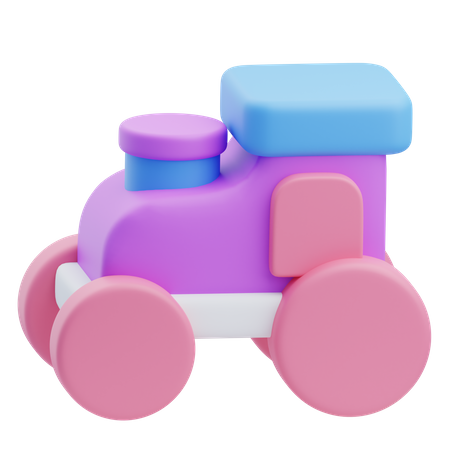 Train jouet  3D Icon