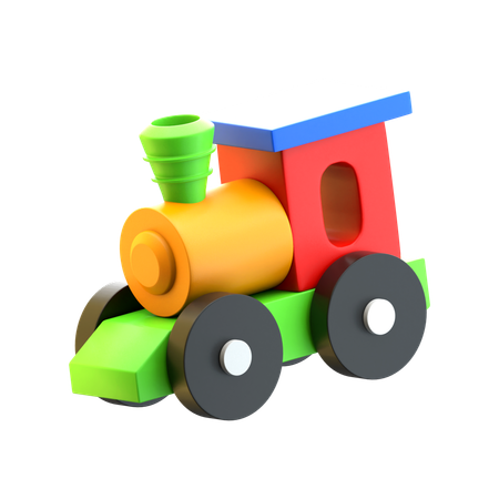 Jouets de train  3D Icon