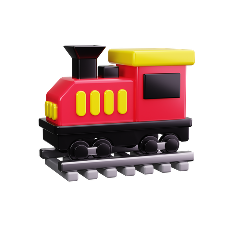 Train Locomotive  3D Icon