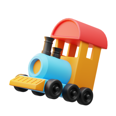 Train Locomotive  3D Icon