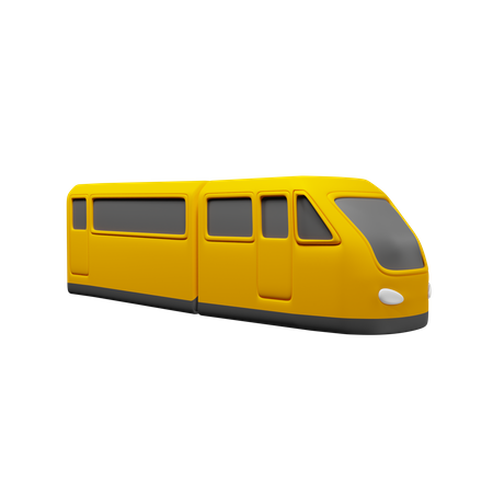 Train moderne  3D Icon