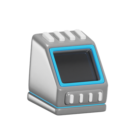Train Nfc Scanner  3D Icon