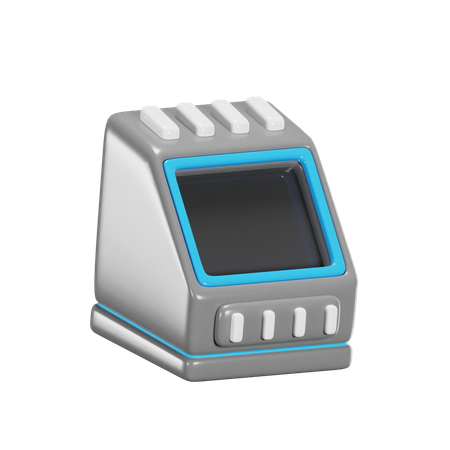 Train Nfc Scanner  3D Icon