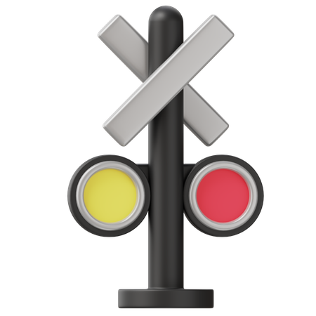 Train Signal  3D Icon
