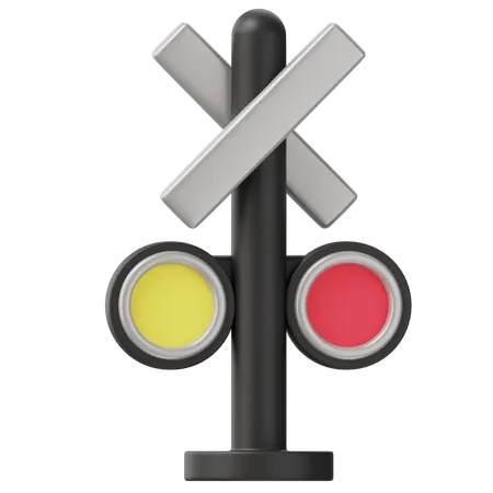 Train Signal  3D Icon