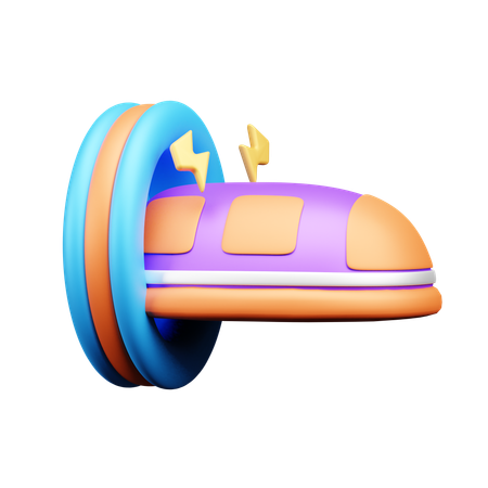 Train ultrarapide  3D Icon