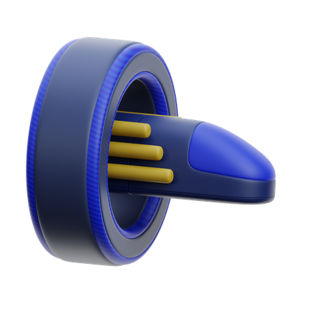 Train ultrarapide  3D Icon