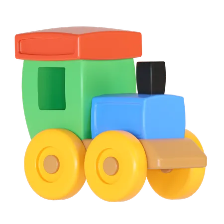 Train Toy Illustration In 3 D Design 3D Icon