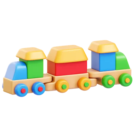 電車のおもちゃ  3D Icon