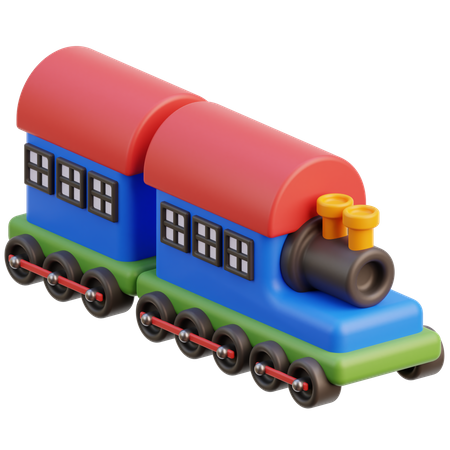 Train Toy  3D Icon