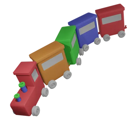 Train Toy  3D Icon