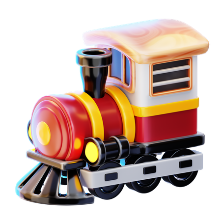 Train Toy  3D Icon