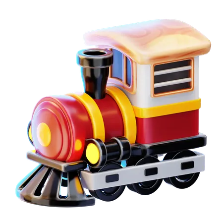 Train Toy  3D Icon