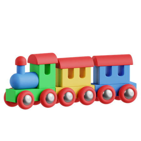 Train Toy  3D Icon