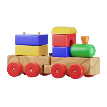 Train Toy  3D Icon