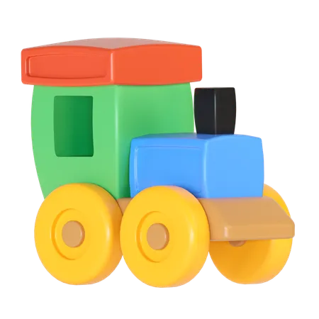 Train Toy  3D Icon