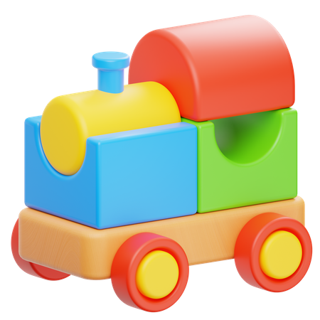 Train Toy  3D Icon