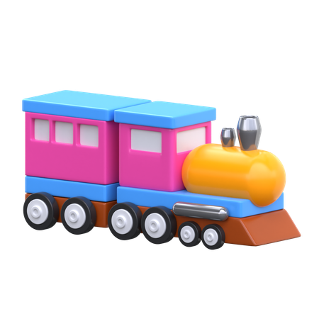 Train Toy  3D Icon
