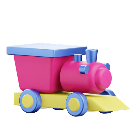 Train Toy  3D Icon