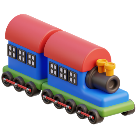 Train Toy  3D Icon