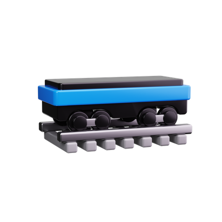 Train Wheels  3D Icon