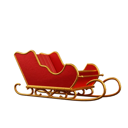 Traîneau du père Noël  3D Icon